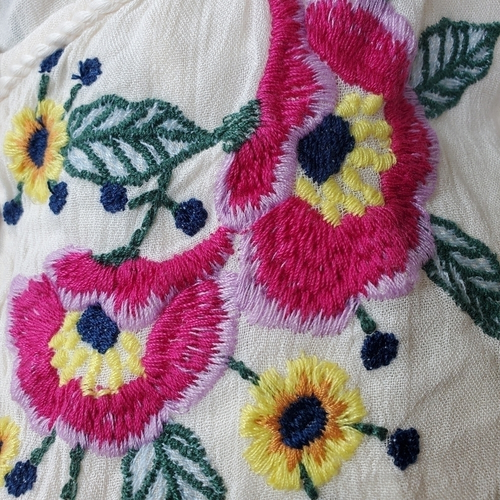 FREE PEOPLE Boho Embroidered Dress - Picture 6 of 8